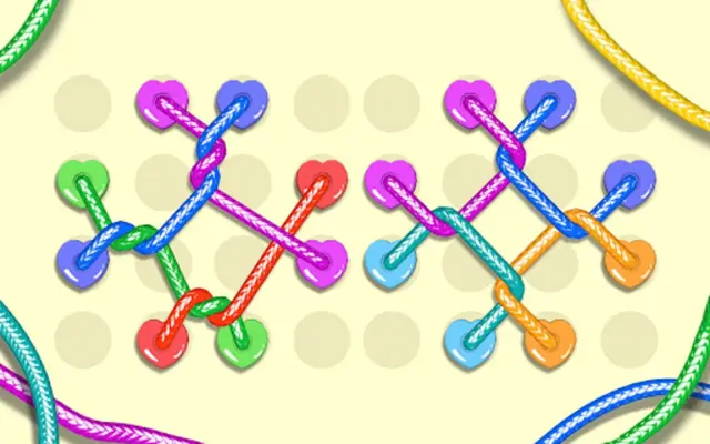 Tangled Line 3D Knot Twisted android App screenshot 9