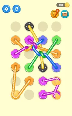 Tangled Line 3D Knot Twisted android App screenshot 14