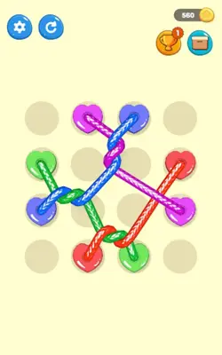 Tangled Line 3D Knot Twisted android App screenshot 15