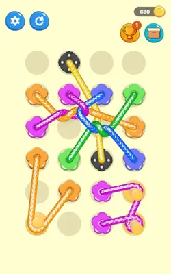 Tangled Line 3D Knot Twisted android App screenshot 6